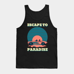 Endless Summer Paradise retro Tank Top